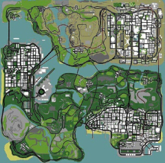 Grand Theft Auto: San Andreas (the gta place san andreas map) (San Andreas Multiplayer)