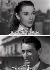 Roman Holiday (1953) Audrey Hepburn and Gregory Peck | Roman ...