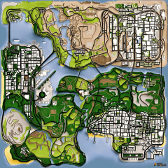THE greatest Map in gaming. | San andreas, San andreas gta, Grand ...