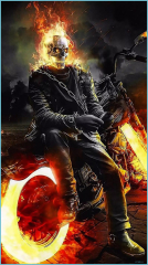 Ghost Rider (ghost rider burning bike) (Ghost Rider: Spirit of Vengeance)