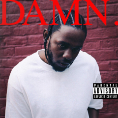 Kendrick Lamar DAMN Rap Album Cover Hip Hop