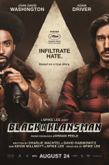 BlacKkKlansman Movie Spike Lee Adam Driver Film