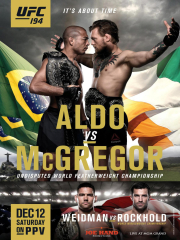 UFC 194 Jose Aldo VS Conor McGregor UFC MMA Fight