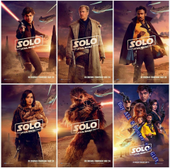 Solo A Star Wars Story Movie Characters 2018 Film New