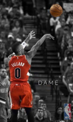 Damian Lillard - Portland Trail Blazers NBA Basketball Star