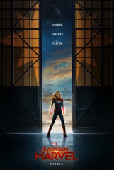Captain Marvel Movie Print Brie Larson 2019 Art Film