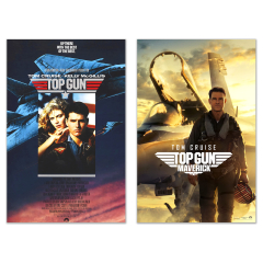 Top Gun: Maverick (Top Gun) (Bigwigs Top Gun Maverick & Top Gun 1986 Movie s)