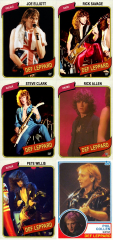 Def Leppard (def leppard 1980 topps card)