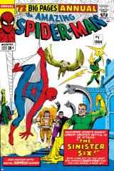 Amazing Spider-Man Annual No.1 Cover: Spider-Man, Sandman, Mysterio, Dr. Otto Octavius, and Electro