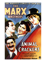 Animal Crackers, Groucho Marx, Zeppo Marx, Chico Marx, Harpo Marx, 1930