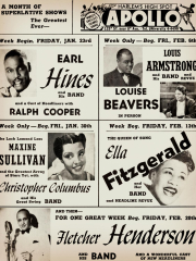 Apollo Theatre: Earl Hines, Louis Armstrong, Ella Fitzgerald, Fletcher Henderson and More