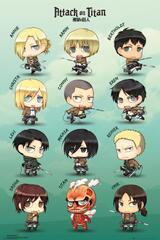 Attack On Titan Chibi Characters