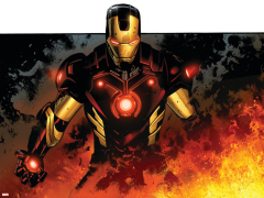 Avengers Assemble Artwork Featuring Iron Man