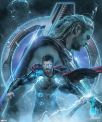 Avengers Endgame Thor Poster Artwork