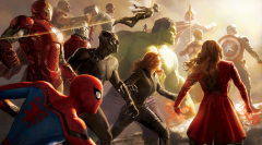 Avengers Infinity War Team Digital Art