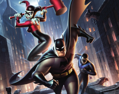 Batman And Harley Quinn Sci-Fi Movie Poster