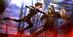 Black Widow vs Taskmaster Art