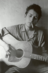 Bob Dylan Cigarette and Guitar Music Poster Print