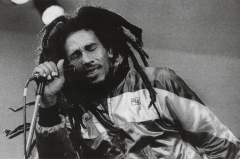 Bob Marley Singing Music Poster Print