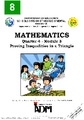 Math 8 Math Module | Grade 8 Modules