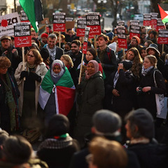 Pro-Palestinian protest march in London as Israel-Gaza ceasefire ...