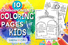 Ten Commandments Coloring Page: able Color Sheet