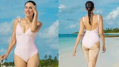 Sonnalli Seygall drops donning a pink monokini; says 'If ...