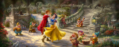 Thomas Kinkade Studios® Disney Snow White Dancing in the Sunlight (s Thomas Kinkade Snow White Dancing in the Sunlight Proof)