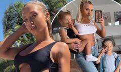 Tammy Hembrow reflects on the hardships of raising two children as ...