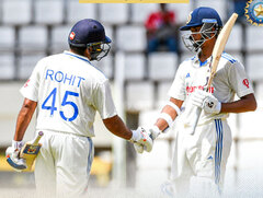 Big gains for Rohit and Jaiswal in ICC Test rankings - Rediff