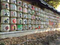 Meiji Jingu Consecrated Sake Barrels (Meiji Jingu)