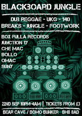 Blackboard Jungle | Bear Cave Bournemouth | Fri 22nd September ...