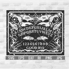 Ouija Board svg | Ouija Clipart | Ouija Board Game svg | Dea ...