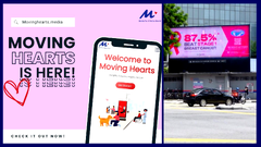 Moving Walls OOH media Moving Hearts | Marketing-Interactive