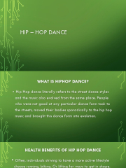 Hip - Hop Dance | PDF | Hip Hop Music | Dances