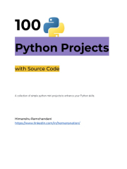 100 Python Projects with Source Code