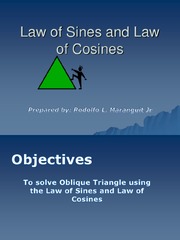 Sine Rule and Cosine Rule | PDF | Trigonometric Functions | Triangle