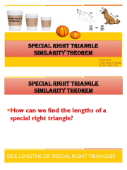 Special Right Triangle Similarity Theorem | PDF | Triangle ...