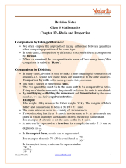 Ratio and Proportion Class 6 Notes CBSE Maths Chapter 12 (PDF ...