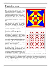 Symmetric Groups | PDF | Group (Mathematics ...