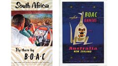 South Africa BOAC Air Travel Advert (British Overseas Airways Corporation)