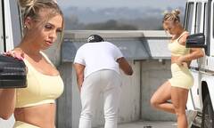 Tammy Hembrow makes boyfriend Jahkoy Palmer take photos of her ...