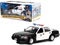 Greenlight 1998 Ford Crown Victoria Police Interceptor Black and White Reno (Ford Crown Victoria)