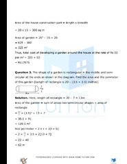 NCERT Solutions For Class 8 Maths Chapter 11 Mensuration