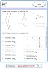 Parallel Perpendicular And Intersecting Lines Worksheet - able