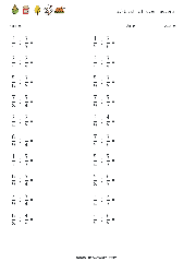 20) dividing proper fractions Math Worksheets, Math Practice for Kids.