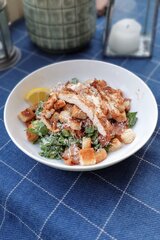 Caesar Salad with crispy croutons and creamy dressing — Jimmy's ...