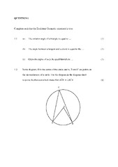 SOLUTION: Msi euclidean geometry questions - Studypool