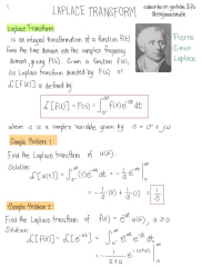 SOLUTION: Advanced engineering mathematics notes - Studypool