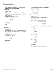 SOLUTION: 6 1 angles of polygons - Studypool